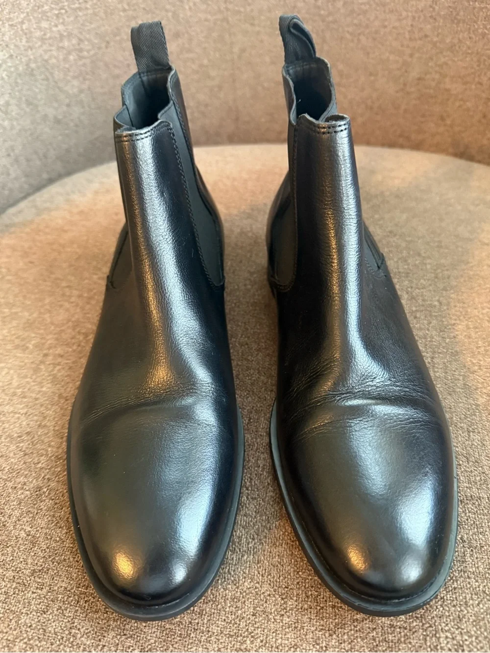 Boss Black Leather Chukka Boots